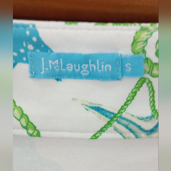 J. McLaughlin Seashell Catalina Cloth Dress S - Picture 3 of 7